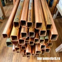 Картинка - Труба медная профильная 10x6x1 мм М2